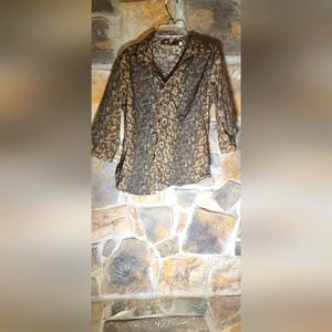 Fiorlini Brown button-down top
